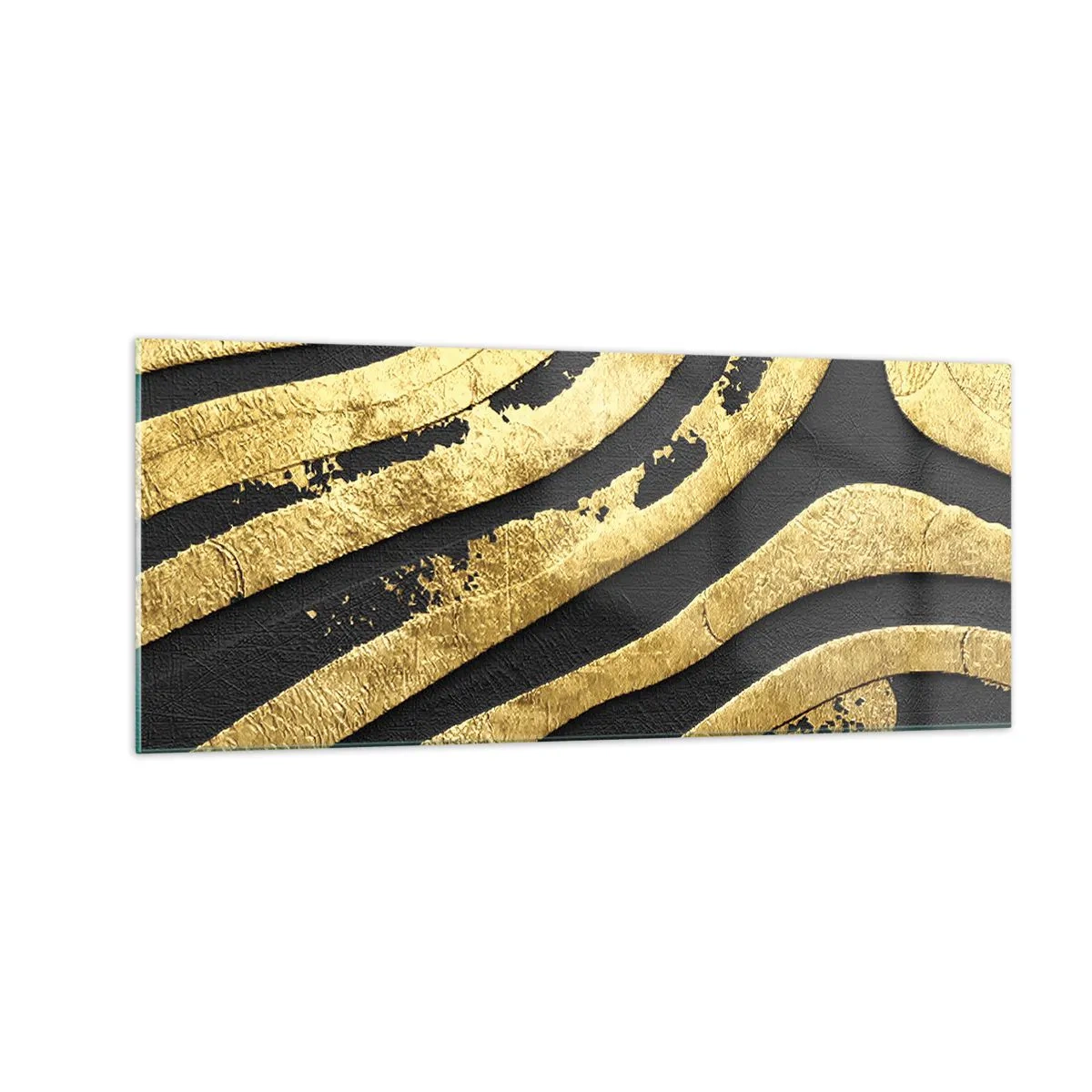 Glastavla - Bild på glas - Allt flyter - 100x40 cm