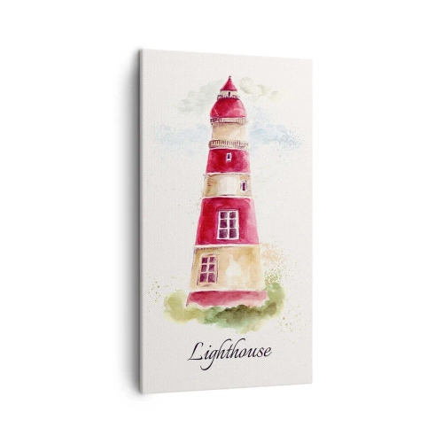 Canvastavla - Bild på duk - Det är alltid något väder - 45x80 cm