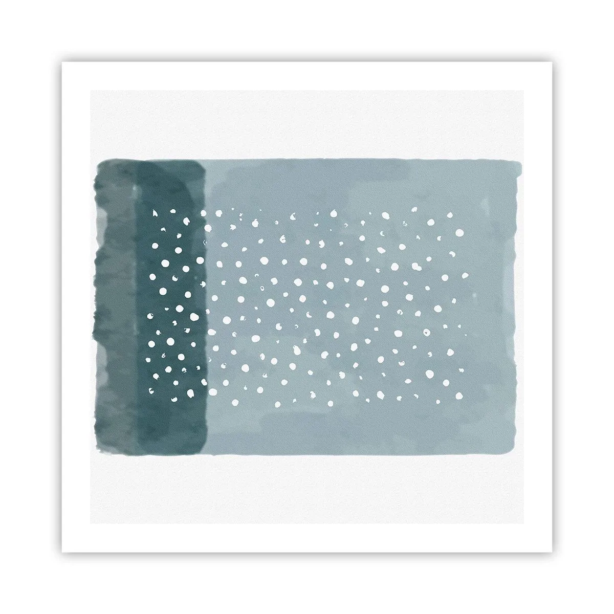 Affisch - Uppstådda ur det blåa - 60x60 cm