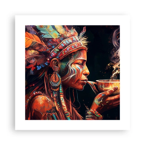 Affisch - En magisk ritual - 40x40 cm