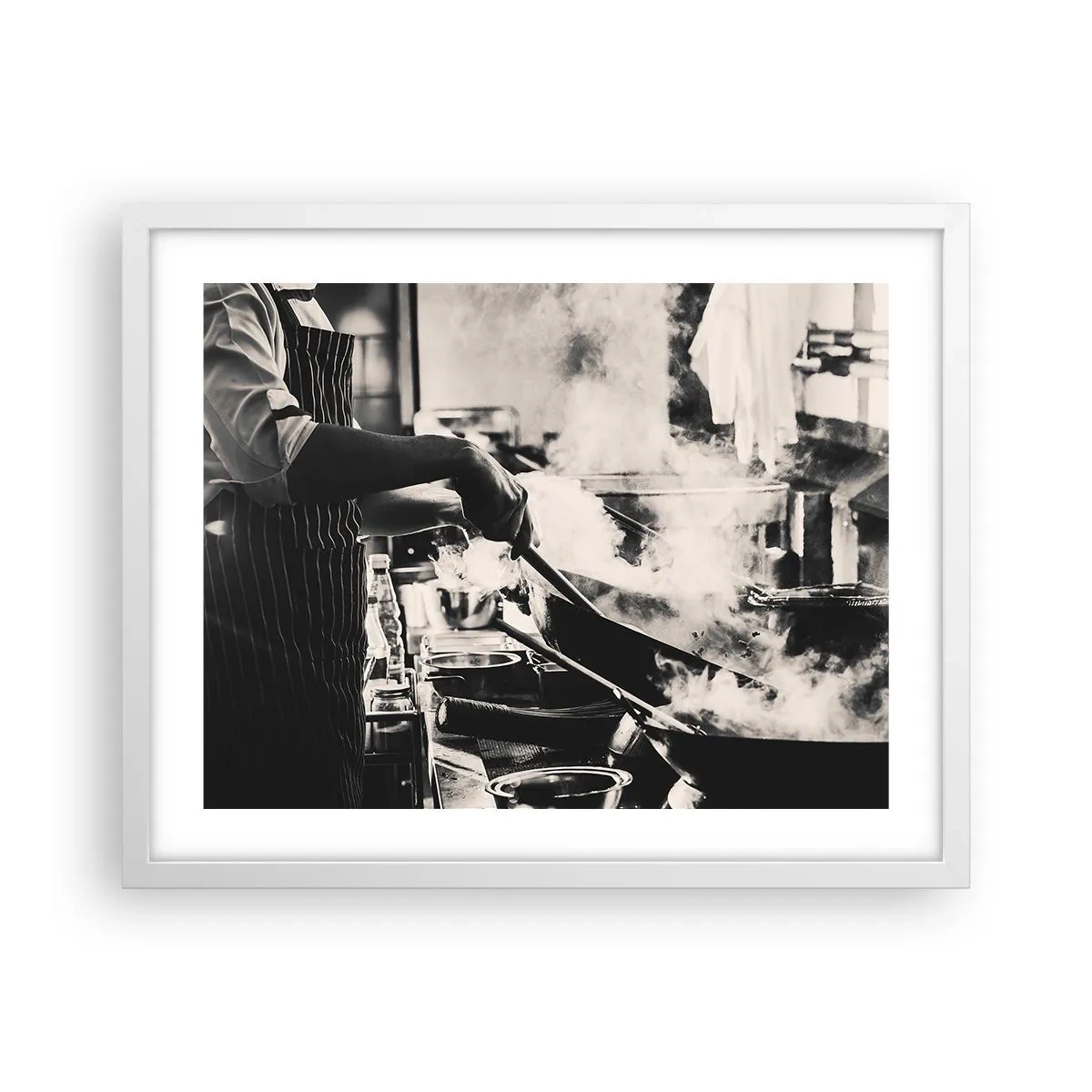 Affisch i vit ram - Alkemi av smaker - 50x40 cm