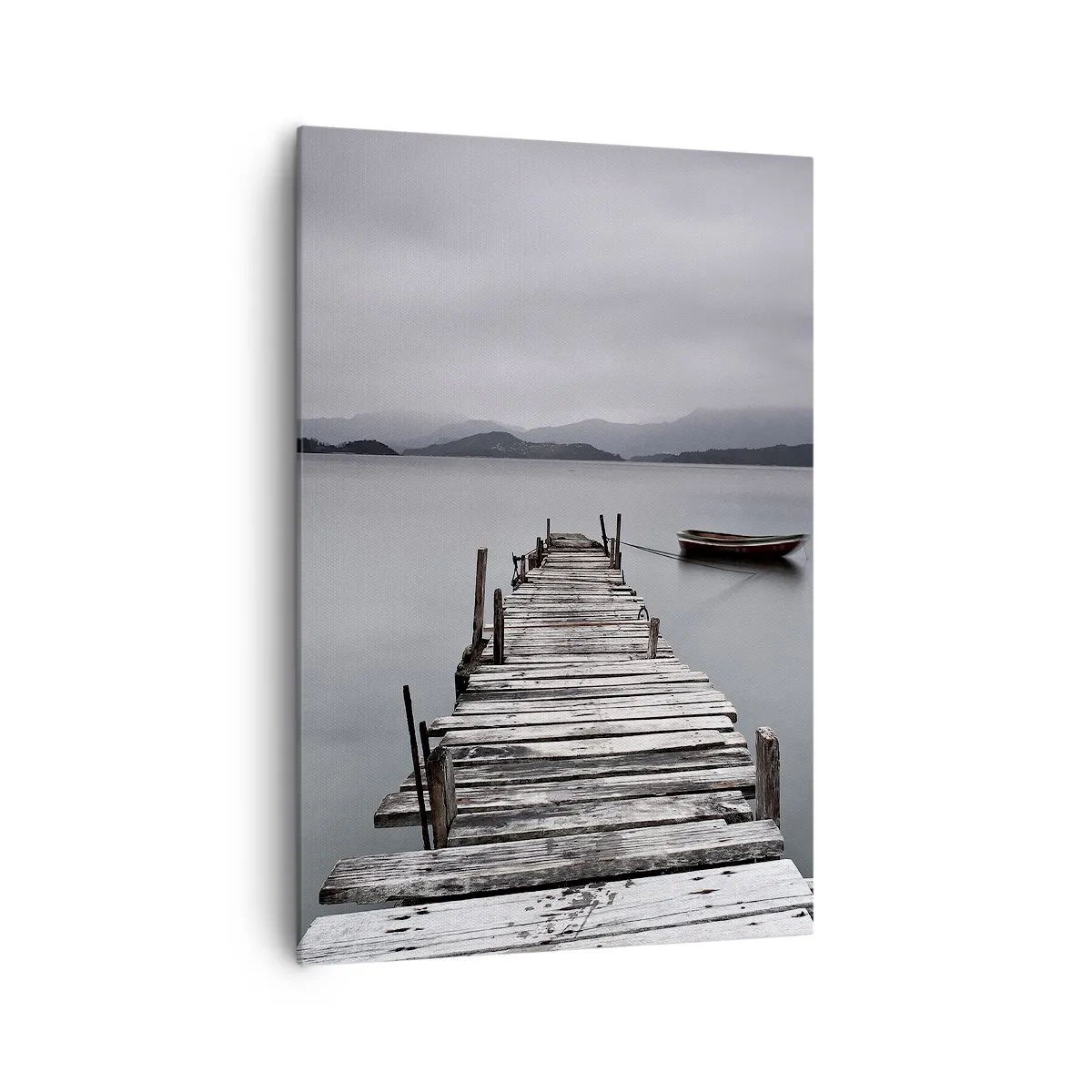 Canvastavla - Bild på duk - Imorgon kan du ge dig iväg - 70x100 cm