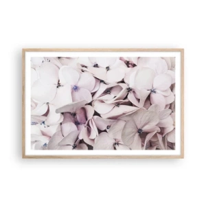 Affisch i ram av ljusek - I en flod av blommor - 91x61 cm