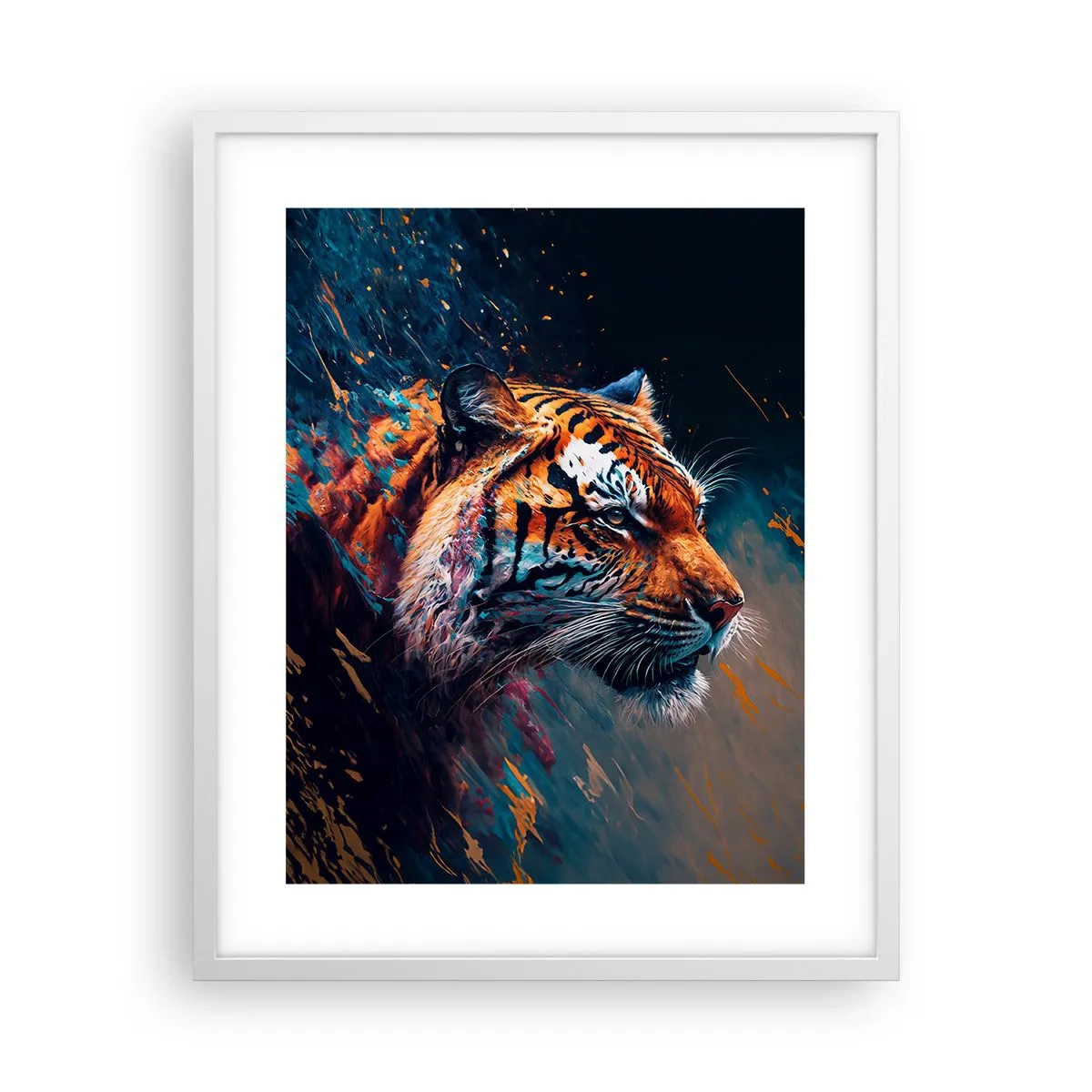 Affisch i vit ram - Vild skönhet - 40x50 cm