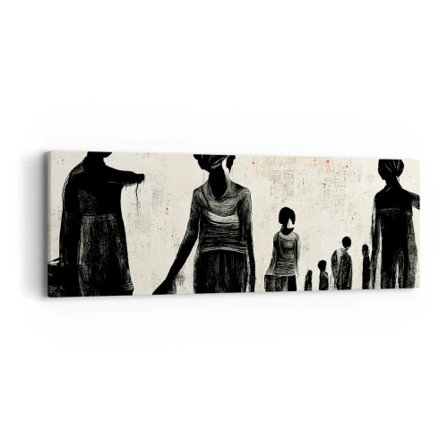 Canvastavla - Bild på duk - Mot ensamhet - 90x30 cm