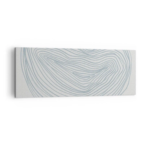 Canvastavla - Bild på duk - Droppens leende - 140x50 cm