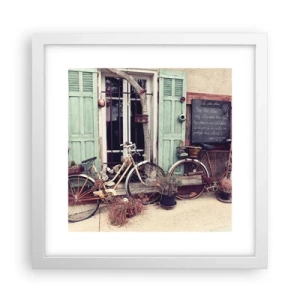 Affisch i vit ram - Länge leve provinsen - 30x30 cm