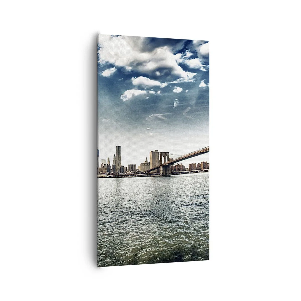 Canvastavla - Bild på duk - Glasö - 65x120 cm