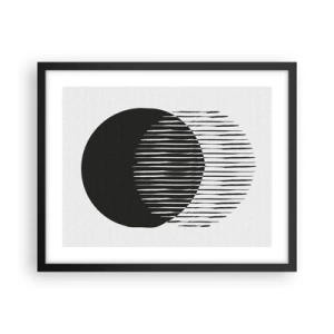 Affisch i svart ram - Hans alter ego - 50x40 cm