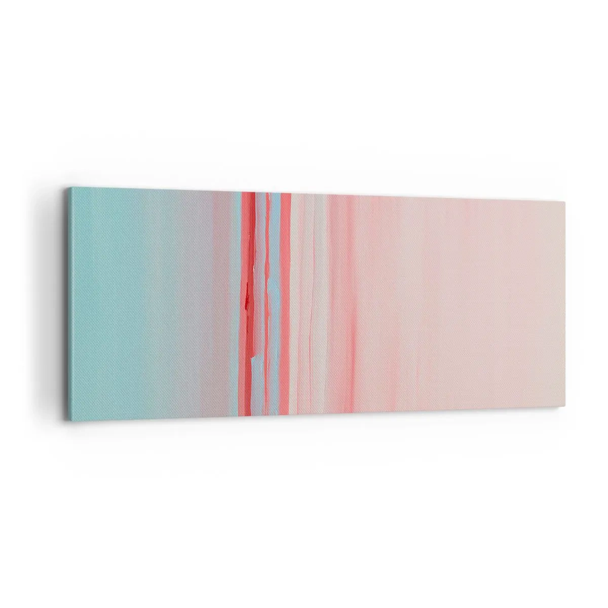 Canvastavla - Bild på duk - Abstraktion i gryningen - 100x40 cm