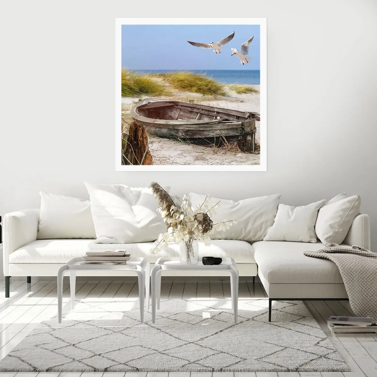 Affisch - Doppade i vinden - 60x60 cm