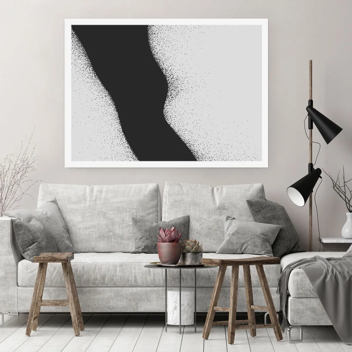 Affisch - Flytande balans - 100x70 cm