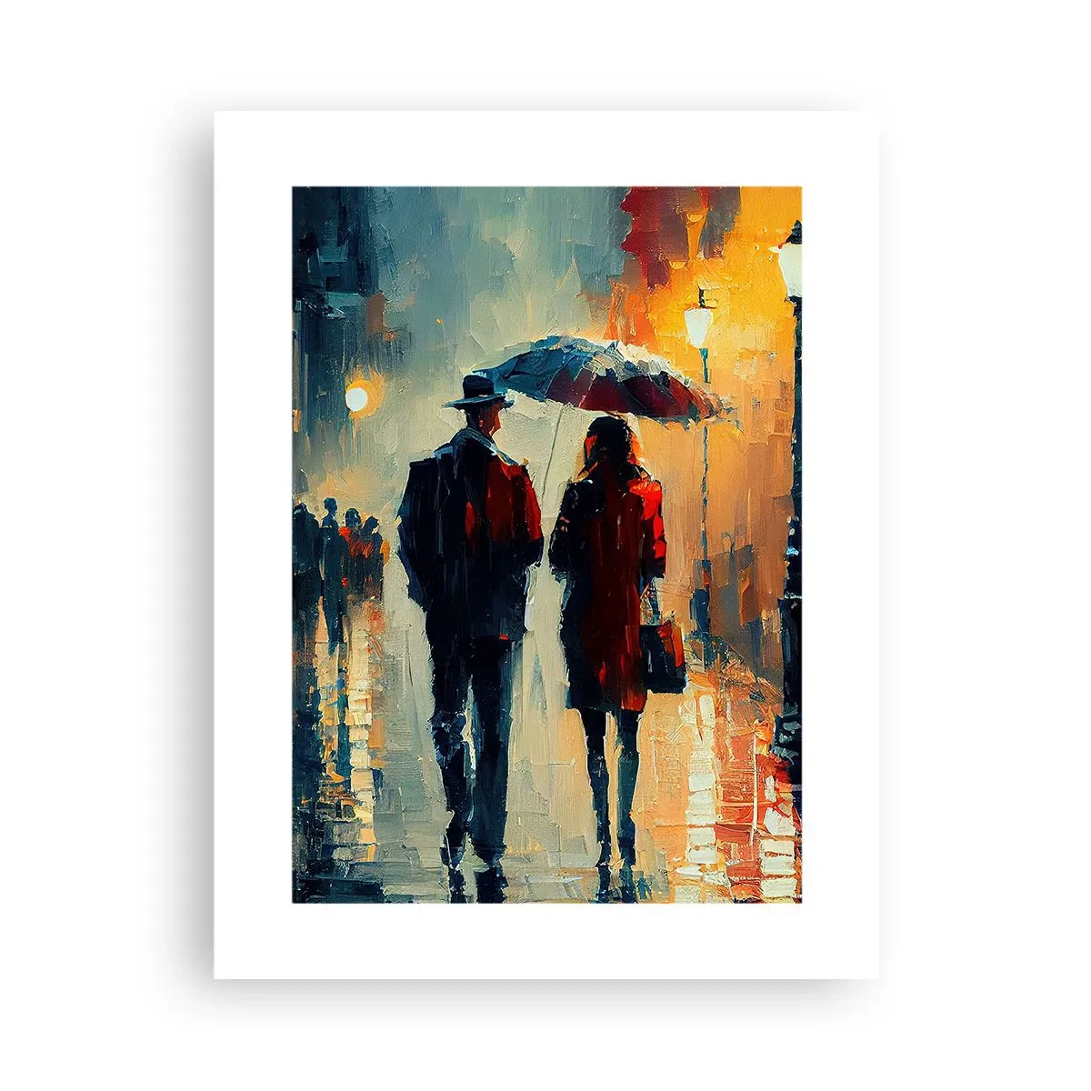 Affisch - Kärlekshistoria på stan - 30x40 cm