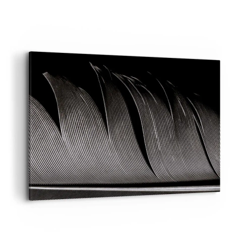 Canvastavla - Bild på duk - Fjäder - en underbar konstruktion - 100x70 cm