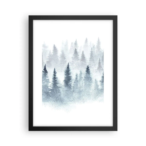 Affisch i svart ram - Insvepta i dimma - 30x40 cm