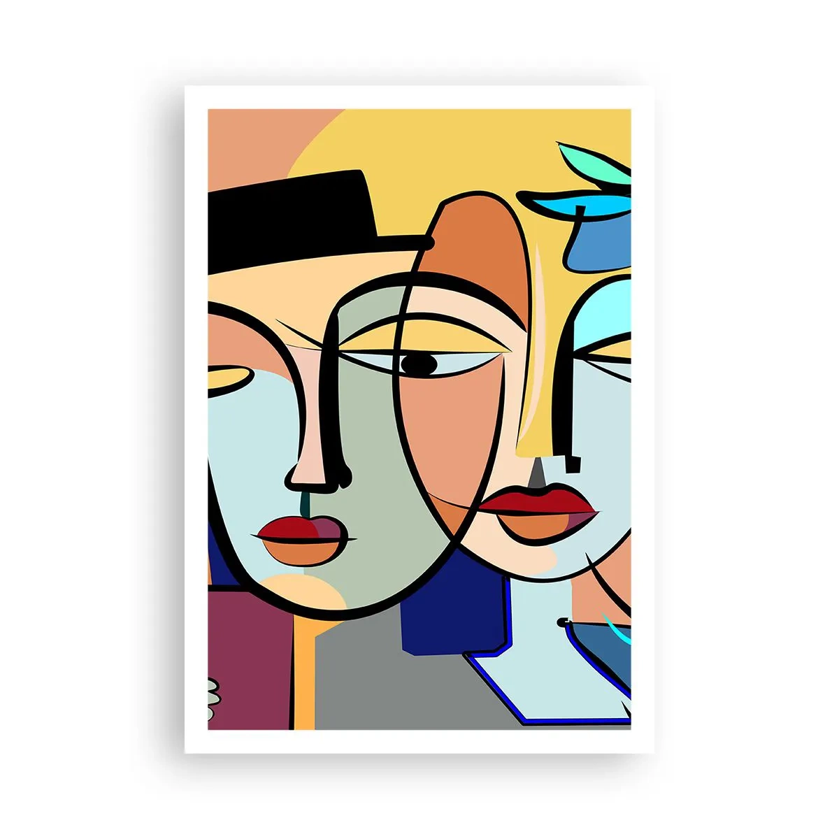 Affisch - Picassos randez vous - 70x100 cm