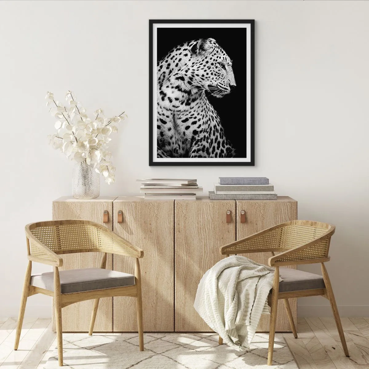 Affisch i svart ram - Perfekt höger profil! - 61x91 cm
