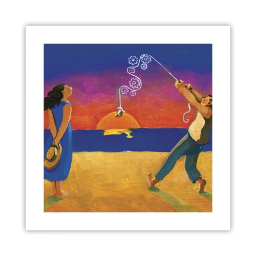 Affisch - Mer än en stjärna från himlen - 40x40 cm