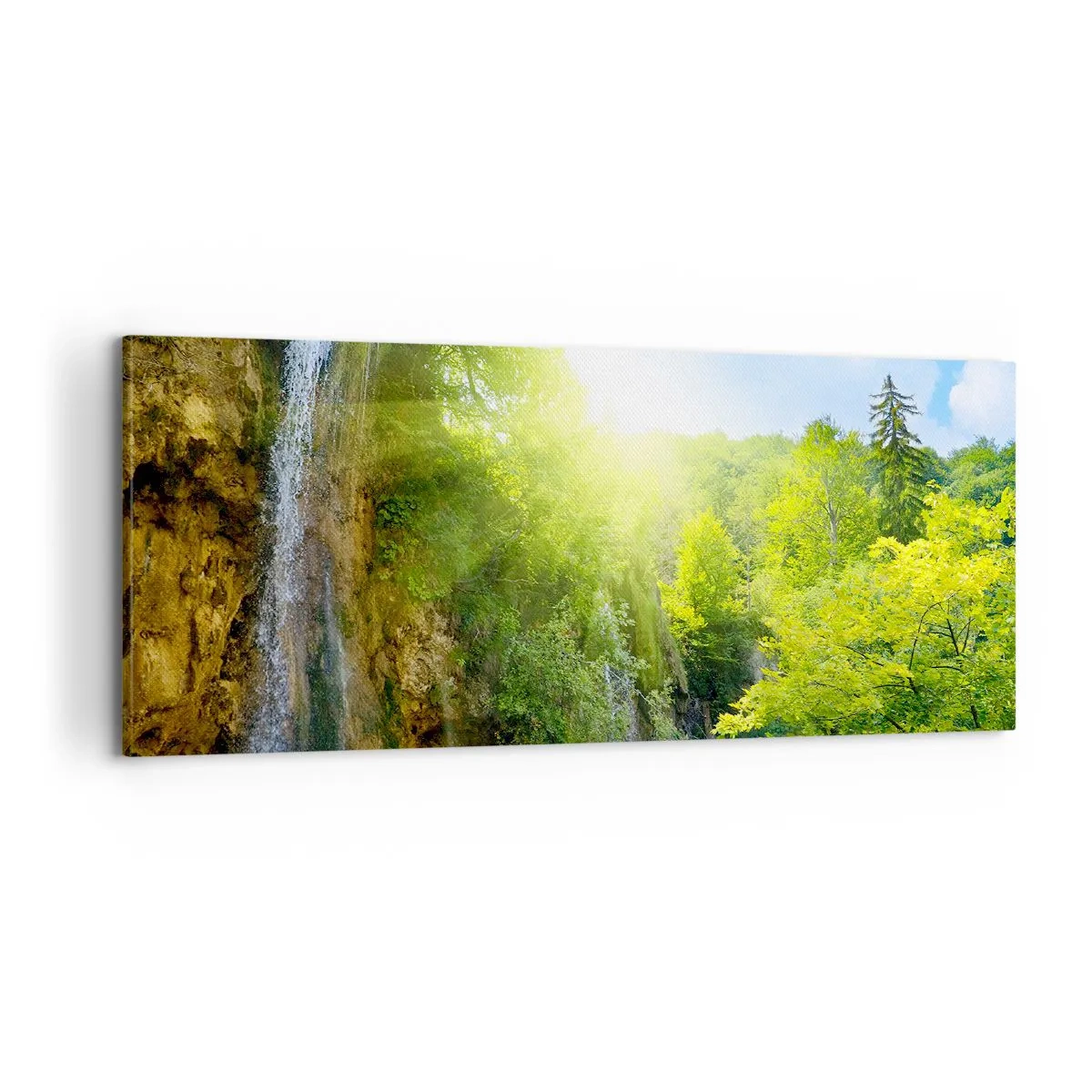 Canvastavla - Bild på duk - Det måste vara Eden - 100x40 cm