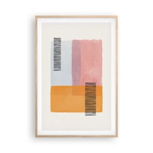 Affisch i ram av ljusek - Från hörna till hörna - 61x91 cm