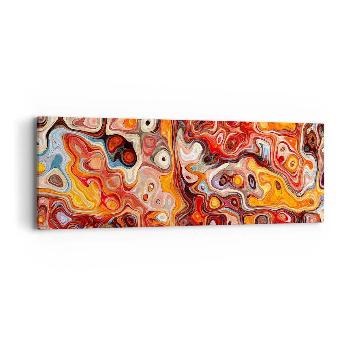 Canvastavla - Bild på duk - Om nötterna löstes upp i honung - 90x30 cm