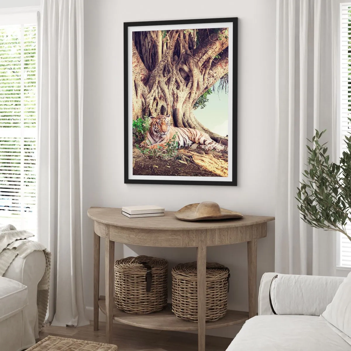 Affisch i svart ram - Vi från Första Moseboken - 70x100 cm