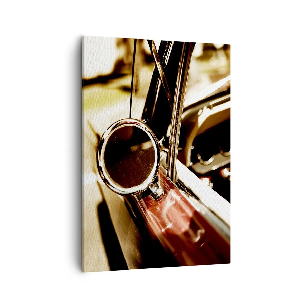 Canvastavla - Bild på duk - En bil med själ - 50x70 cm