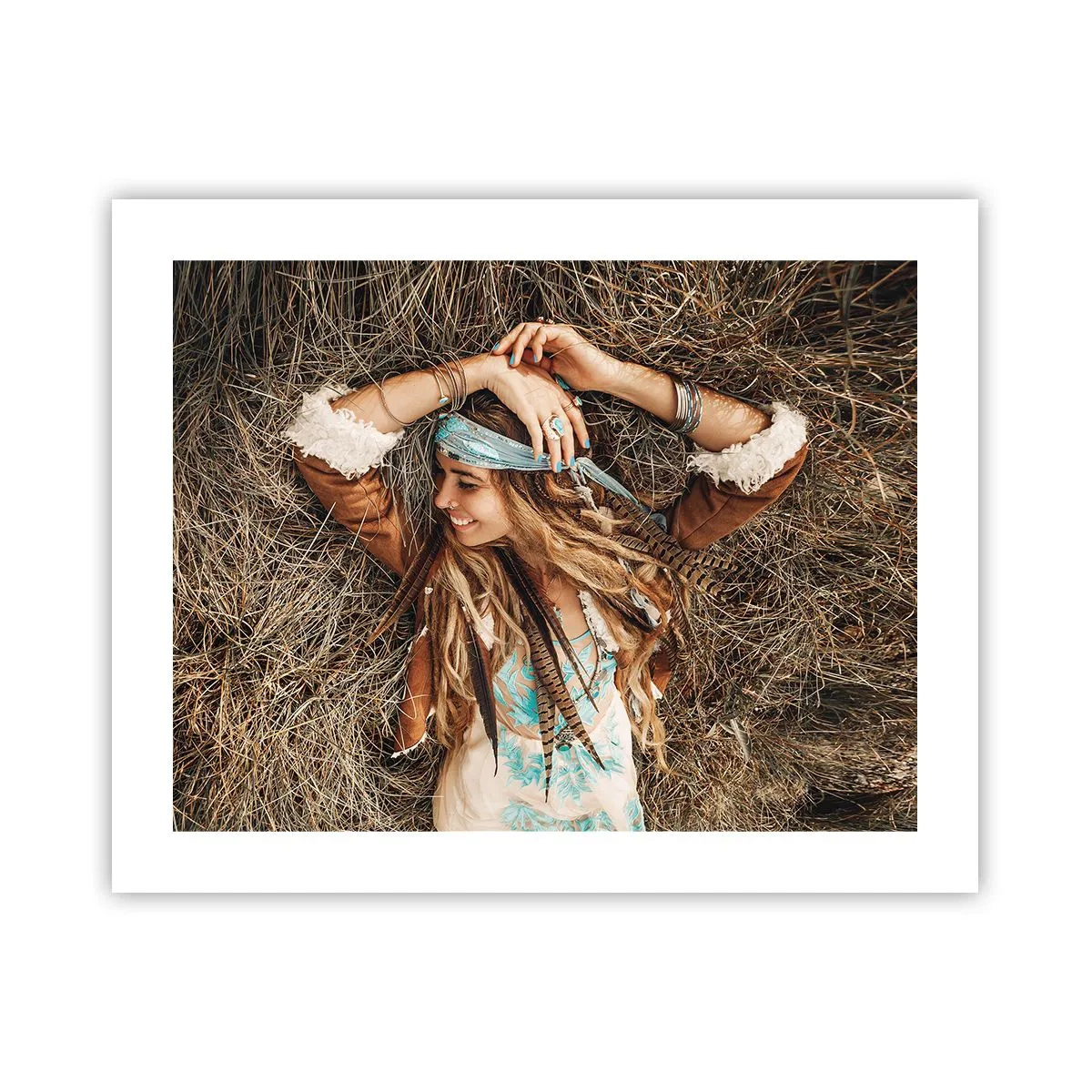 Affisch - På väg till kärlekens sommar - 50x40 cm