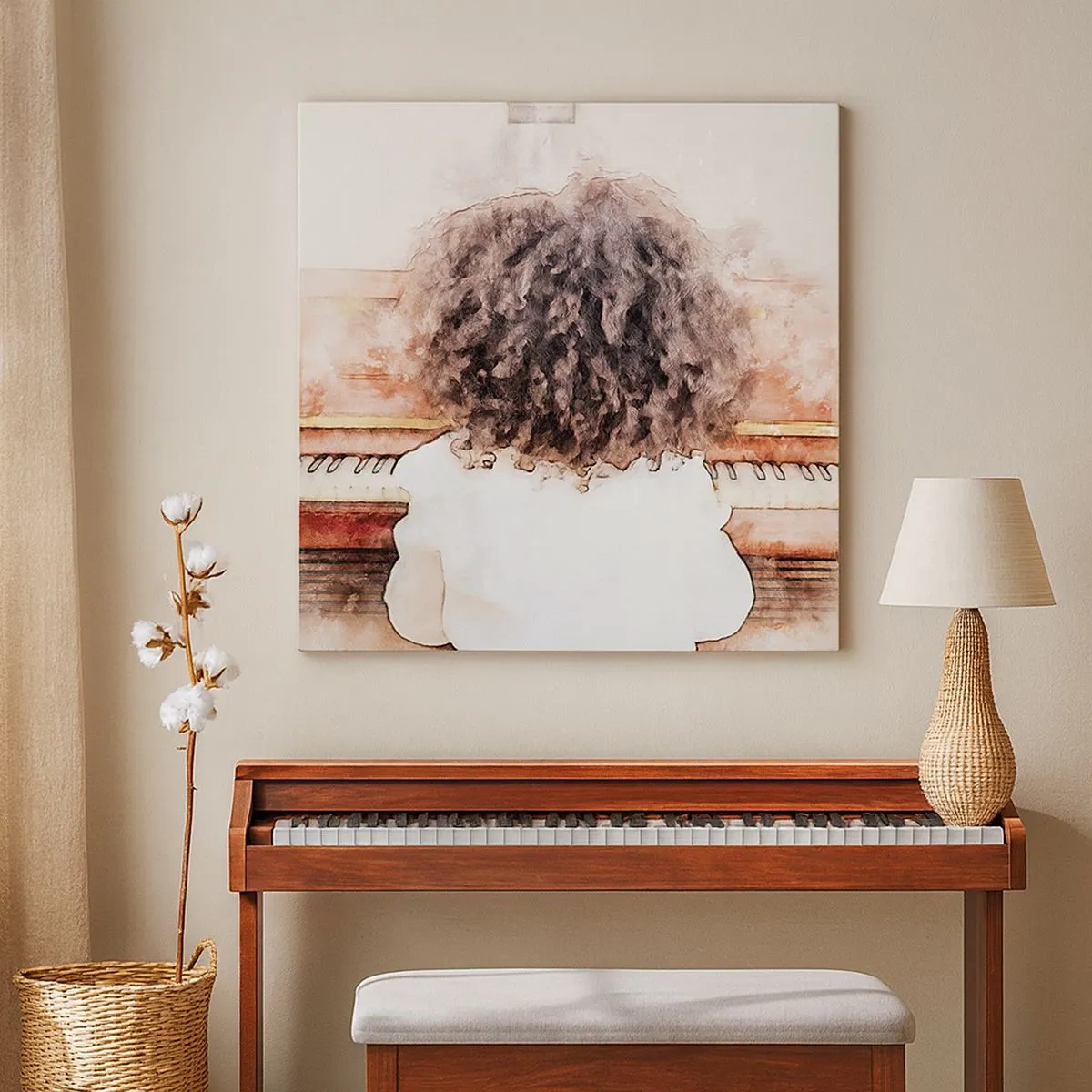 Canvastavla - Bild på duk - I en ny värld - 30x30 cm