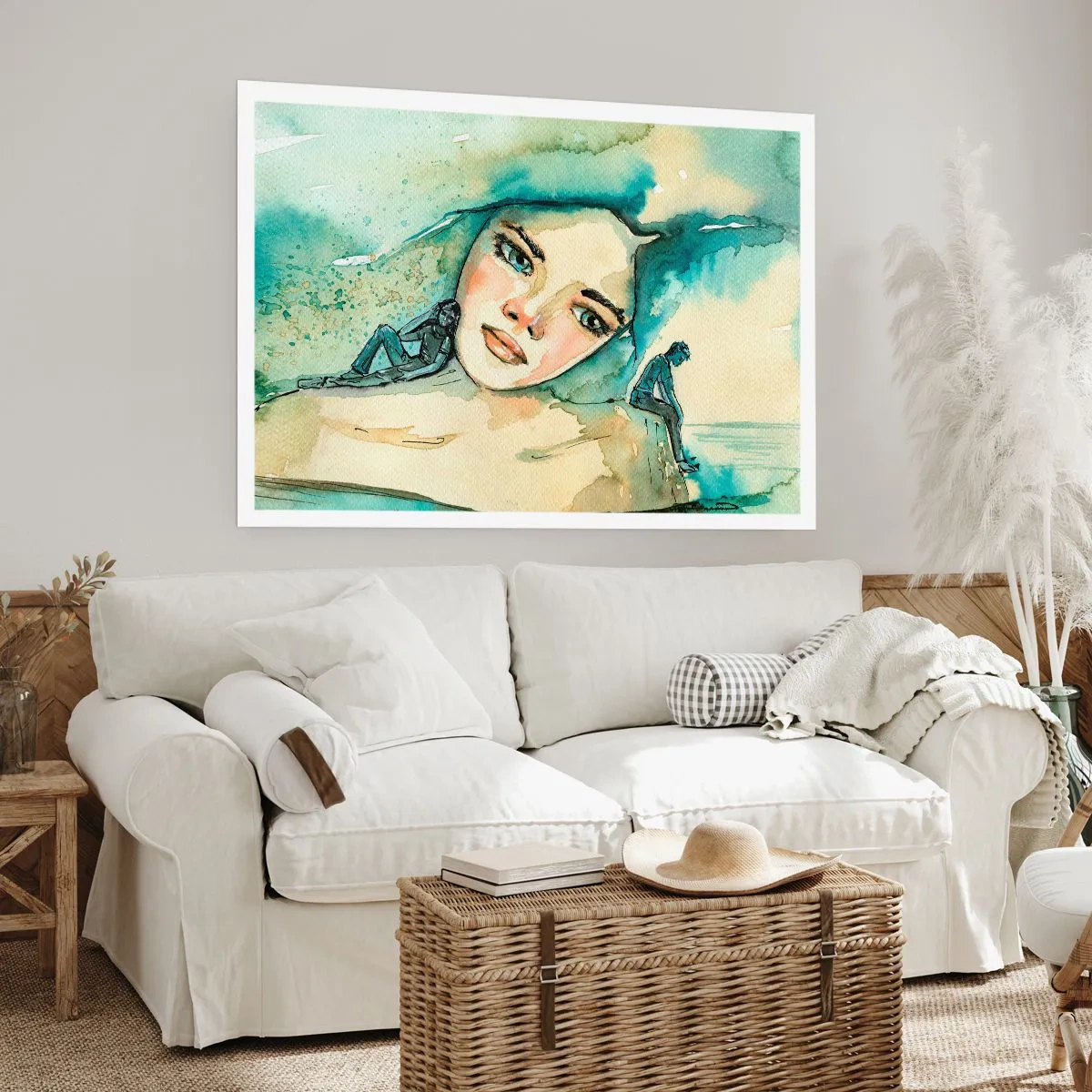 Affisch - Am I blue? - 70x50 cm