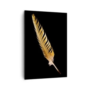 Canvastavla - Bild på duk - Fjäder... - 70x100 cm