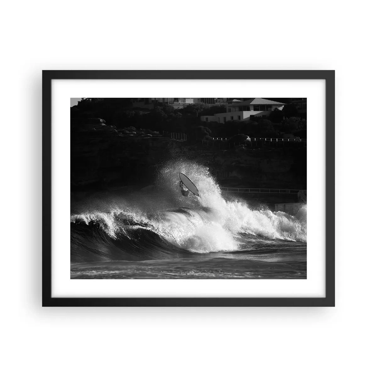 Affisch i svart ram - Utmaning accepterad! - 50x40 cm