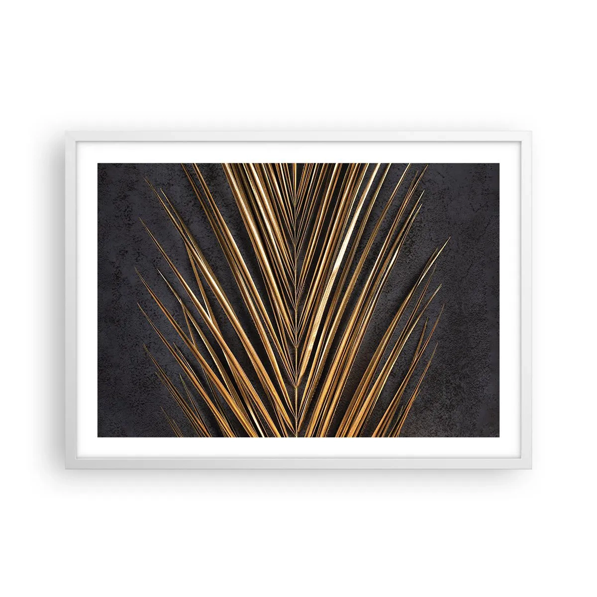 Affisch i vit ram - Tropikens guld - 70x50 cm