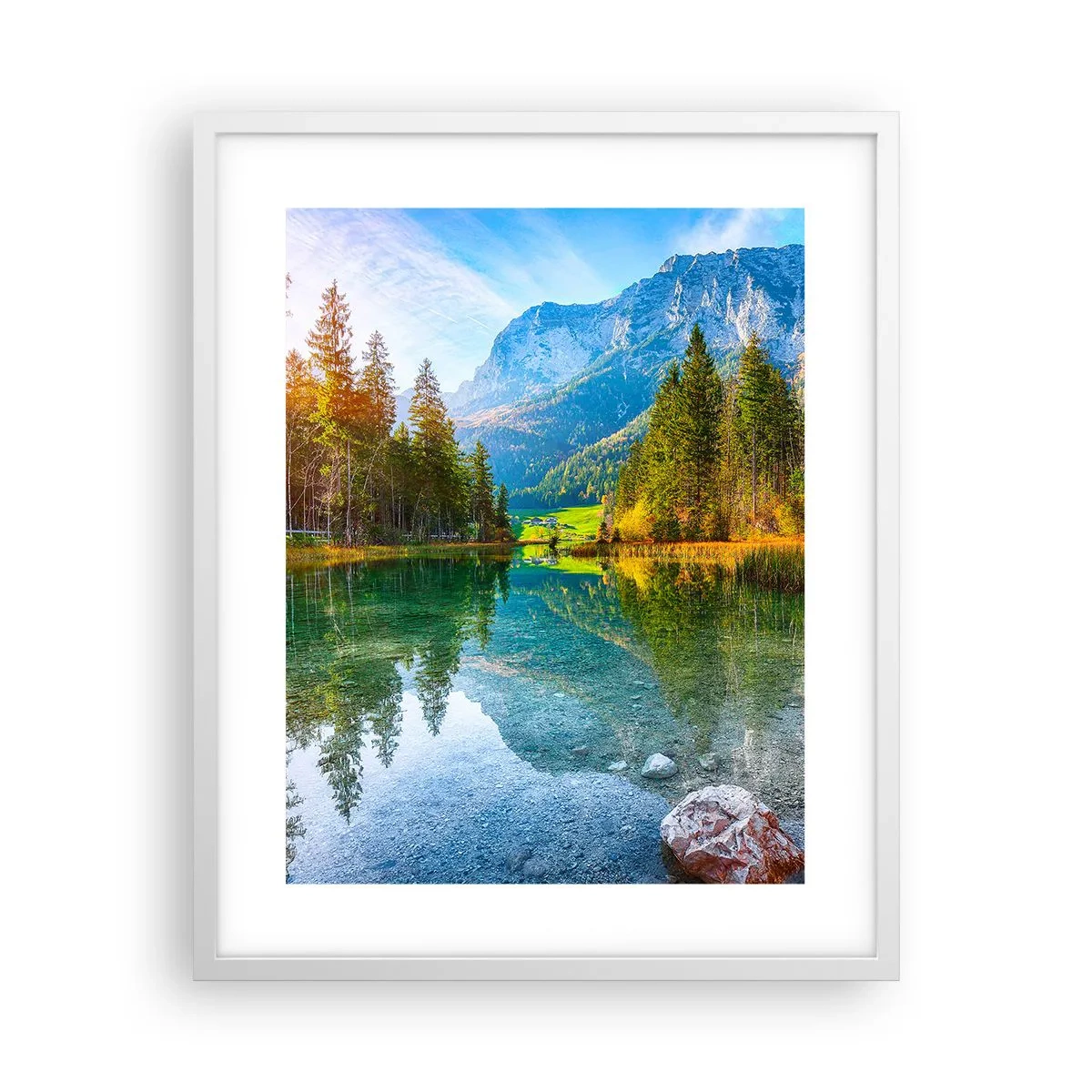 Affisch i vit ram - Höstens mildhet - 40x50 cm