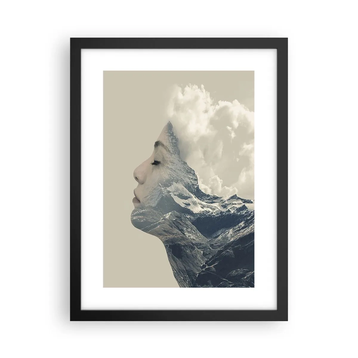 Affisch i svart ram - Elementens skönhet - 30x40 cm