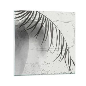 Glastavla - Bild på glas - Den subtila exotismen i naturen - 40x40 cm