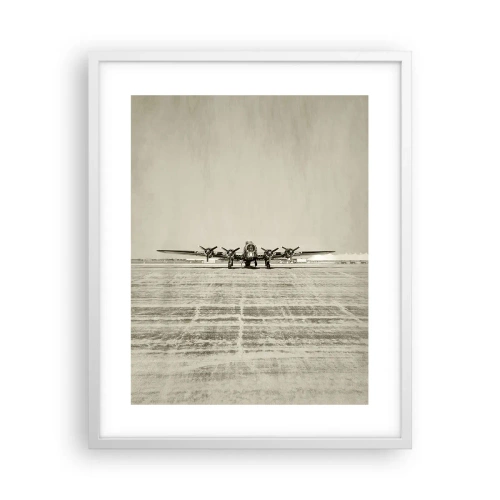 Affisch i vit ram - Redo som vanligt - 40x50 cm