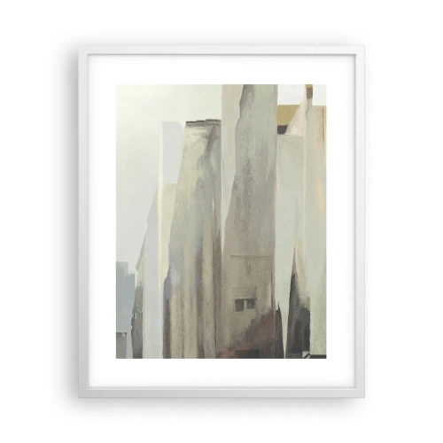 Affisch i vit ram - En dröm om staden - 40x50 cm