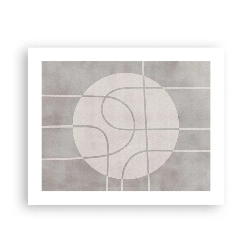 Affisch - Cirkulärt och rakt fram - 50x40 cm