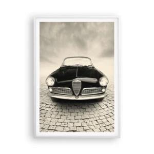 Affisch i vit ram - Hur kan man inte älska mig? - 70x100 cm