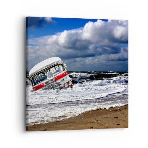 Canvastavla - Bild på duk - Förvånad? - 30x30 cm