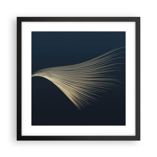 Affisch i svart ram - Som en ängels hårstrå - 40x40 cm