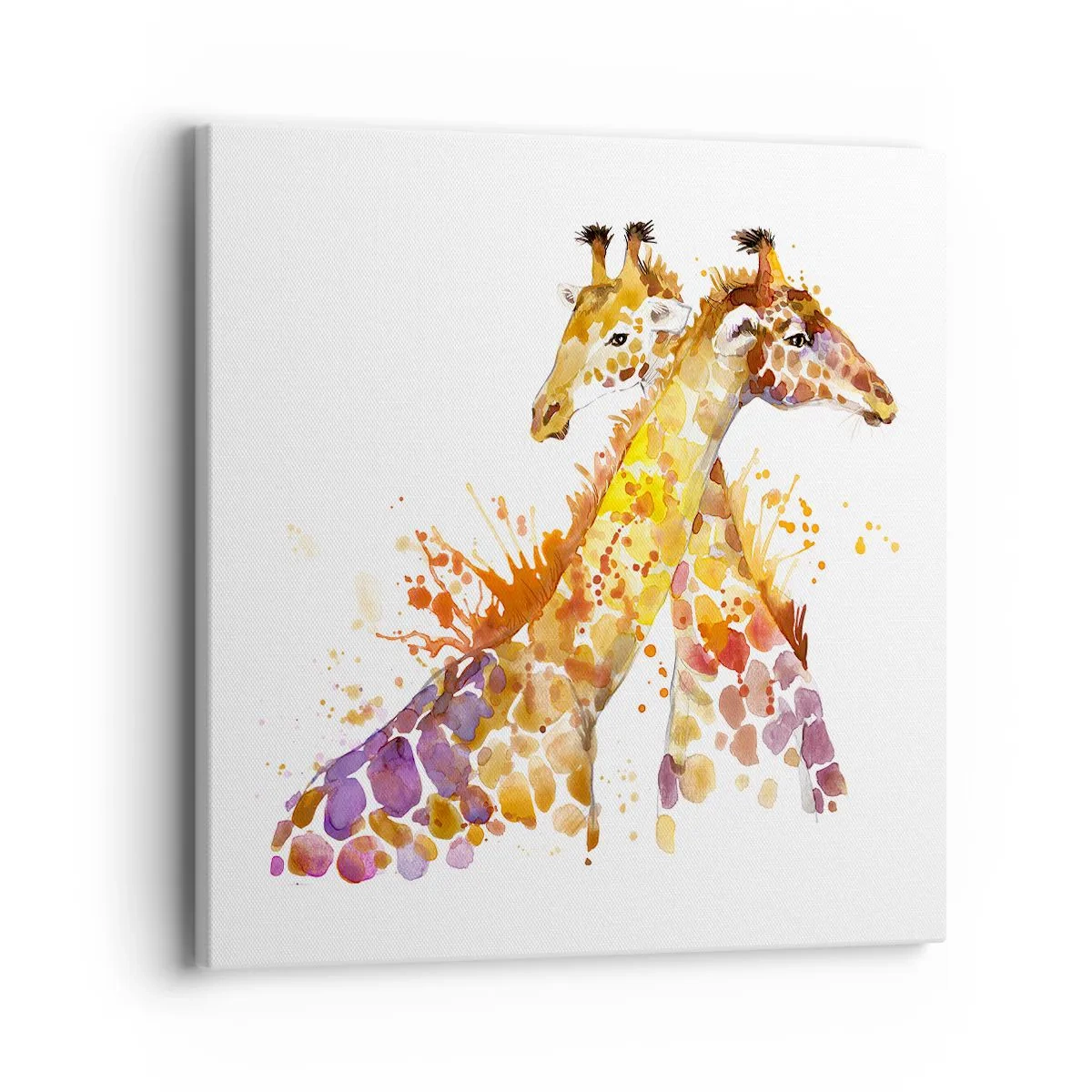 Canvastavla - Bild på duk - Är det vänskap eller kärlek? - 40x40 cm