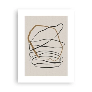 Affisch - Komposition: besittande dans - 30x40 cm