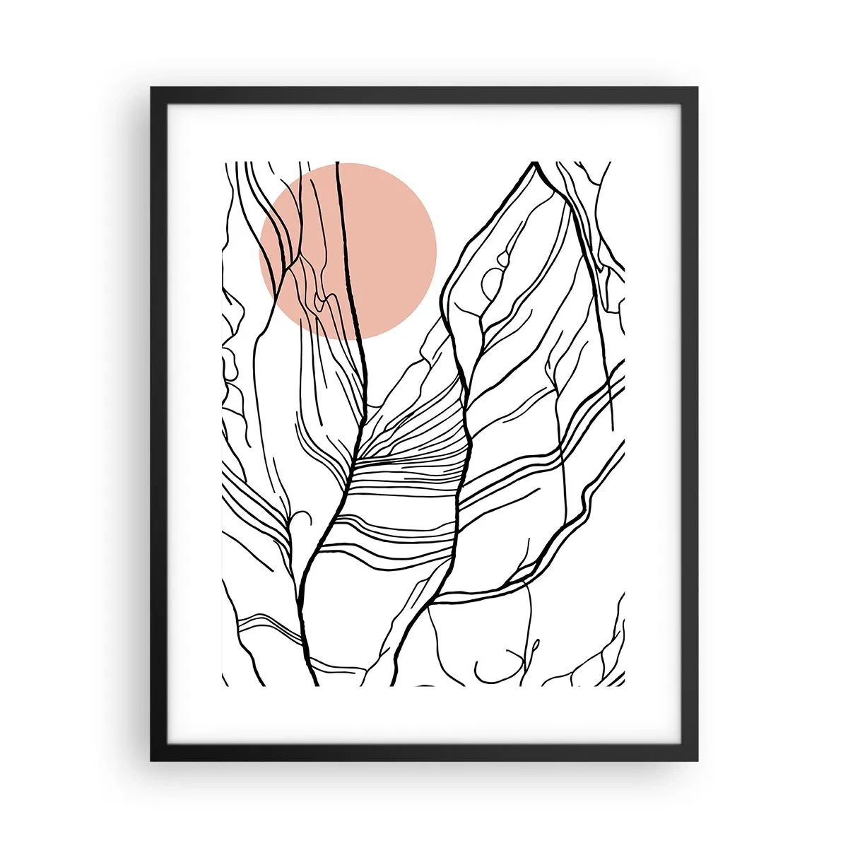 Affisch i svart ram - I grenarnas nät - 40x50 cm