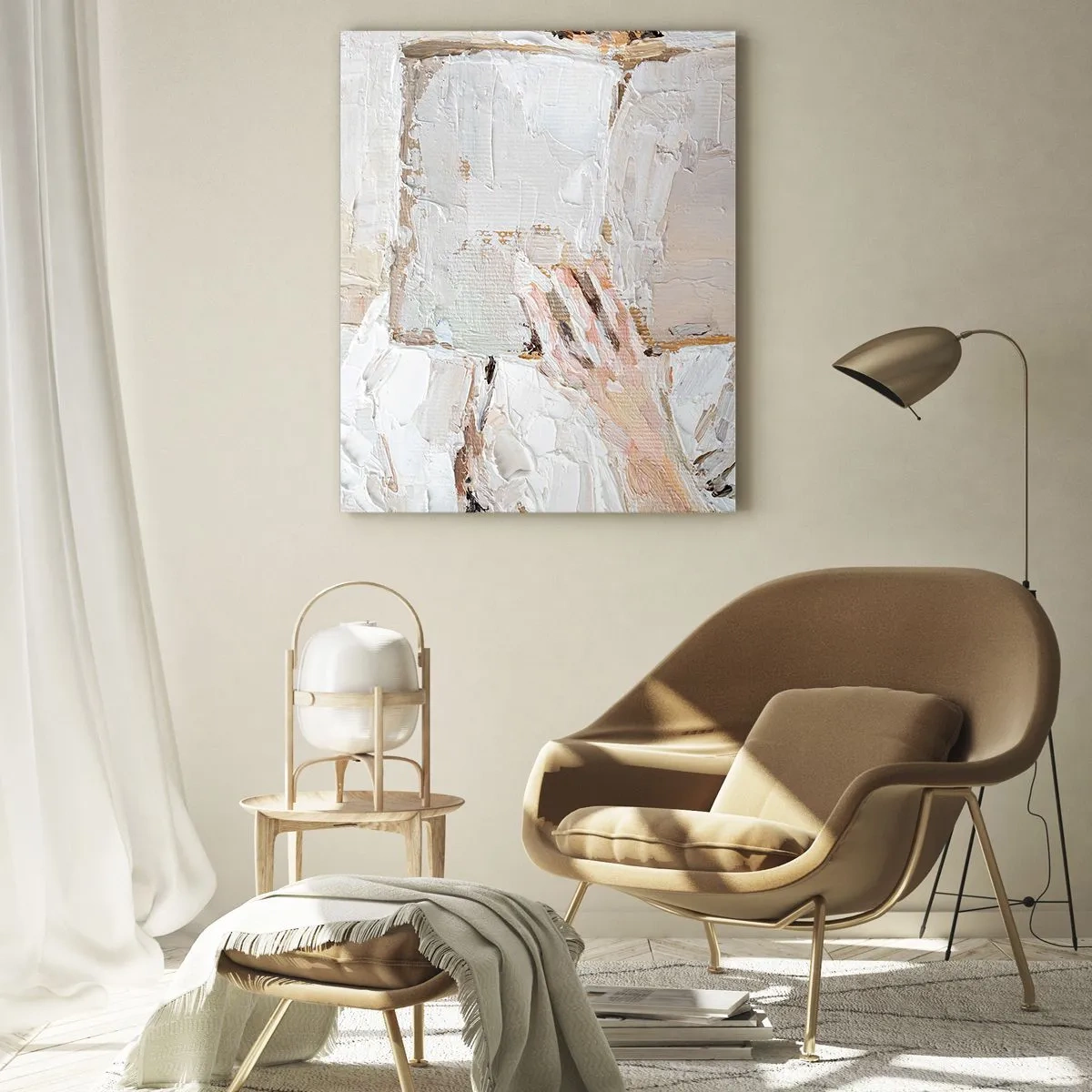 Glastavla - Bild på glas - I en annan värld - 80x120 cm