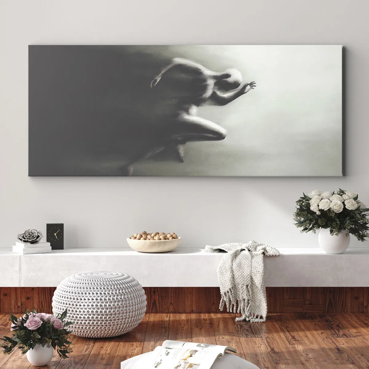 Canvastavla - Bild på duk - Omöjlig att stoppa - 100x40 cm