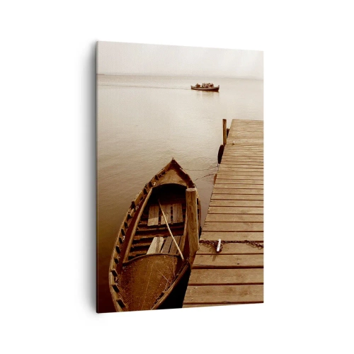 Canvastavla - Bild på duk - Stora lugnet - 70x100 cm