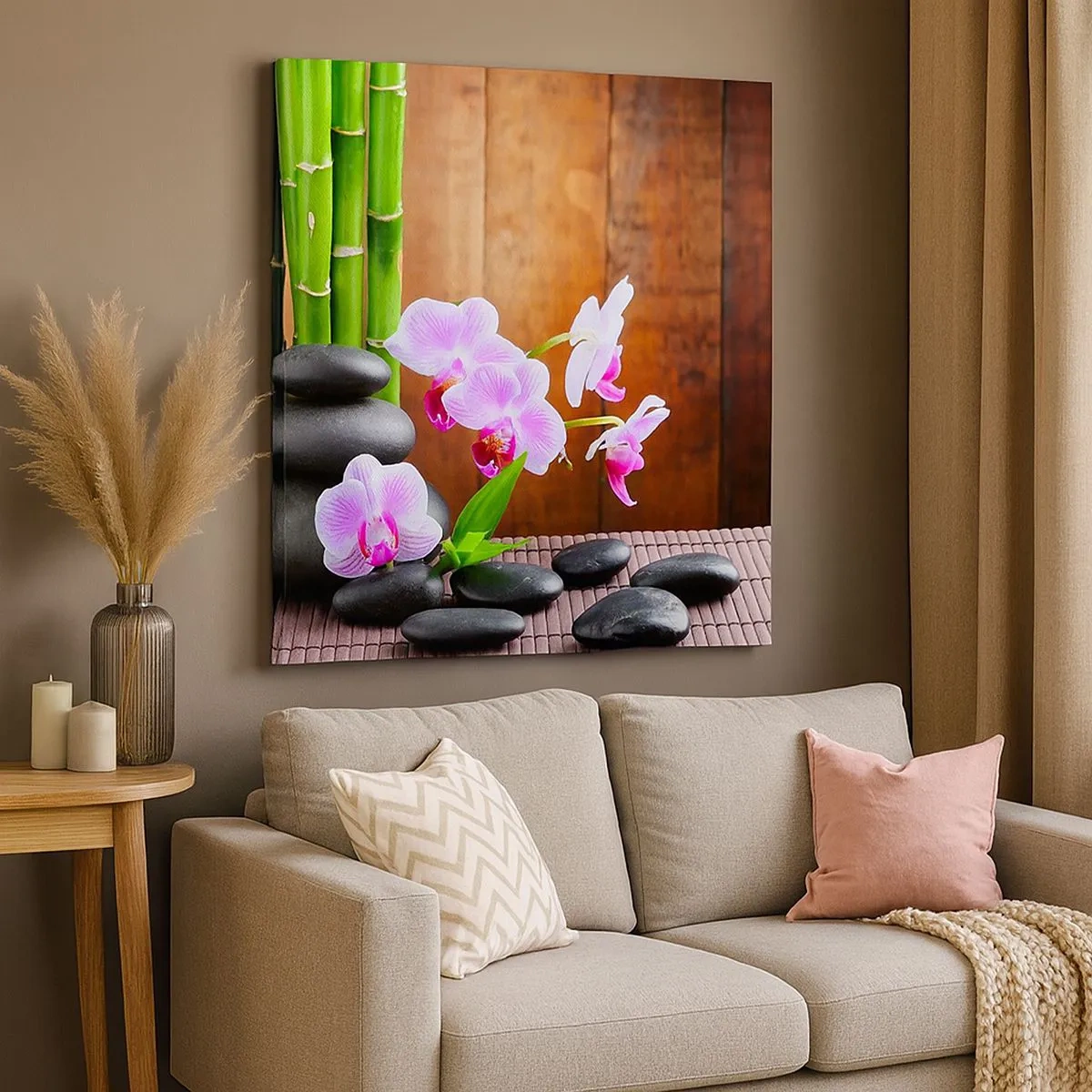 Canvastavla - Bild på duk - Lär känna orientens behag - 30x30 cm