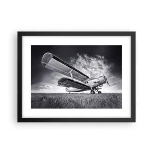 Affisch i svart ram - Bevingad vandrare - 40x30 cm